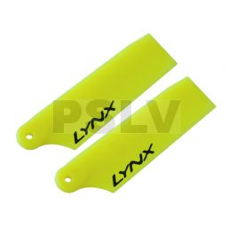 LX60474  Lynx Plastic Tail Blade 47 mm   Yellow Neon  300X